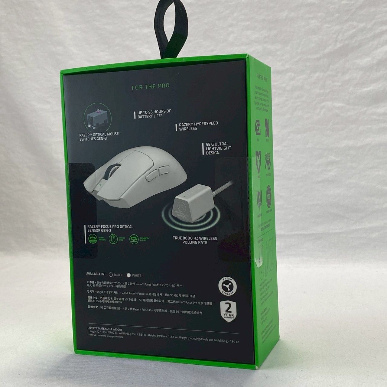 Razer VIPER V3 PRO White Edition ゲーミングマウス 無線 軽量モデル No.3410 WWW_OPDRERGINERDOGAN_COM