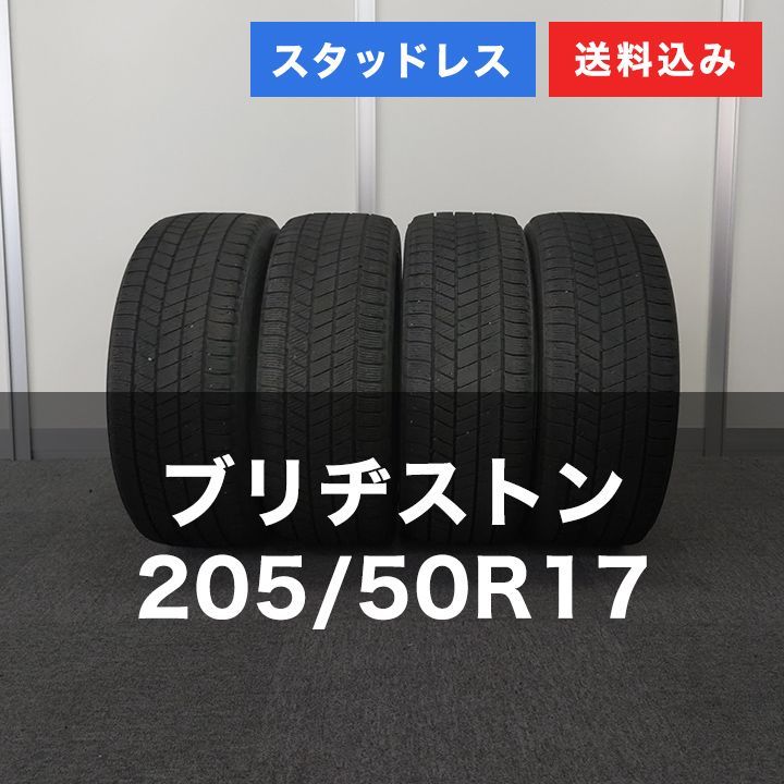 0 T 25074 _スタッドレスタイヤ ブリヂストン BLIZZAK VRX 3 205 50 R 17 4本セット