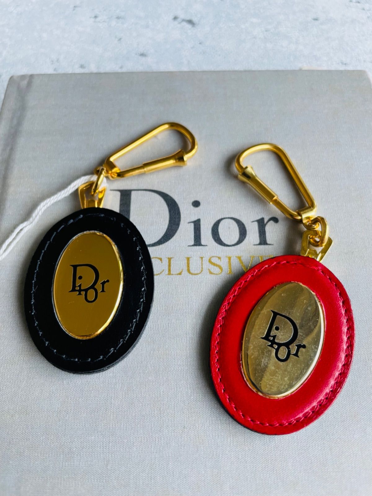 Christian Dior ラウンドプレート キーリング クリスチャンディオール 