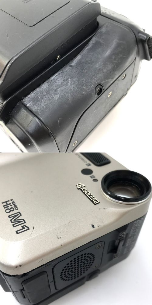京セラ KX-M1 Hi8 8ミリビデオカメラ 本体のみ スレ・汚れ有