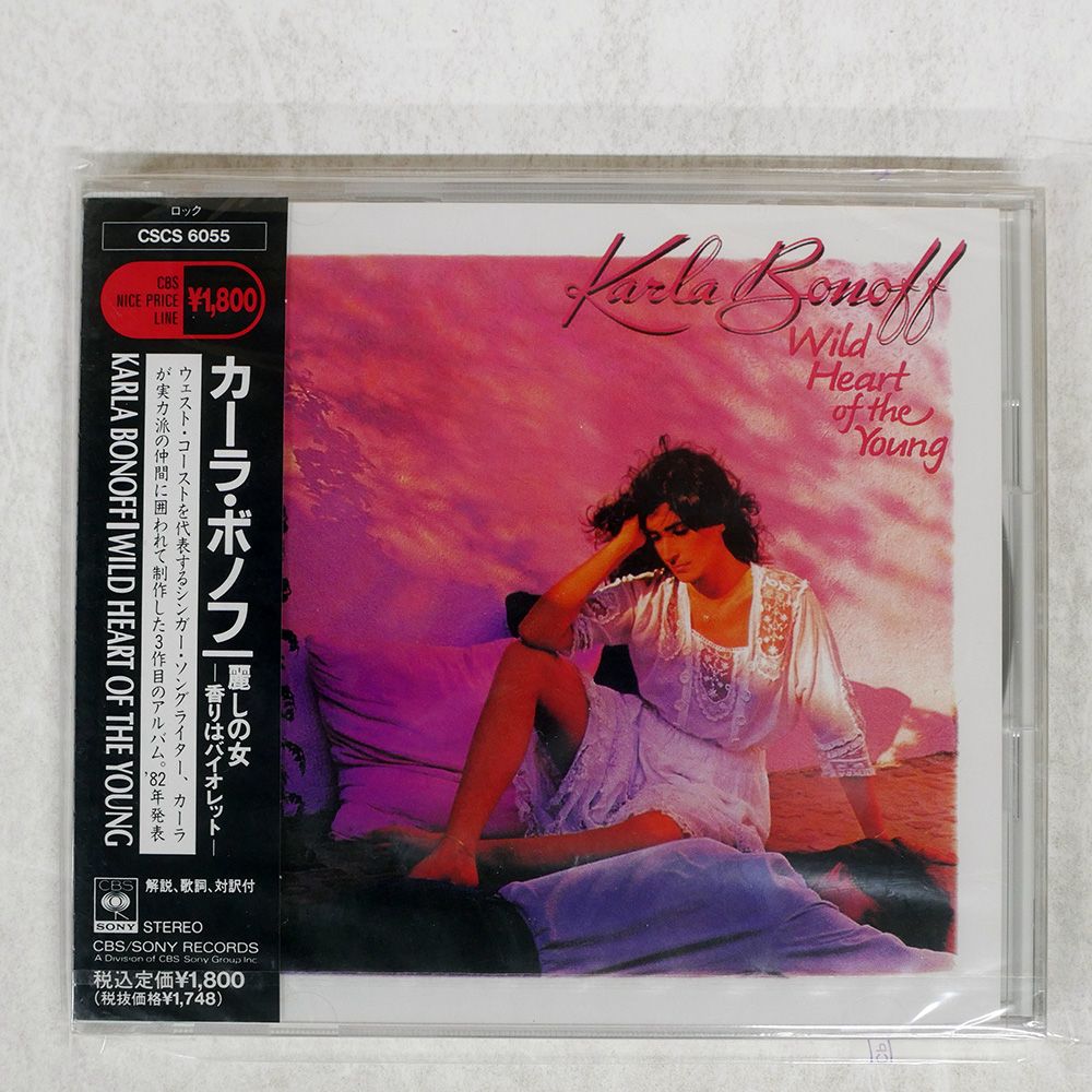 帯 国内盤 KARLA BONOFF/WILD HEART OF THE YOUNG/CBS/SONY