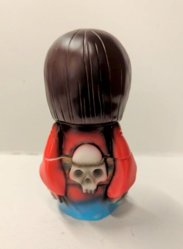 かっこわらい雑貨店 よしこ 茶髪/朱青グラデ着物/金帯/血シブキ かっこ