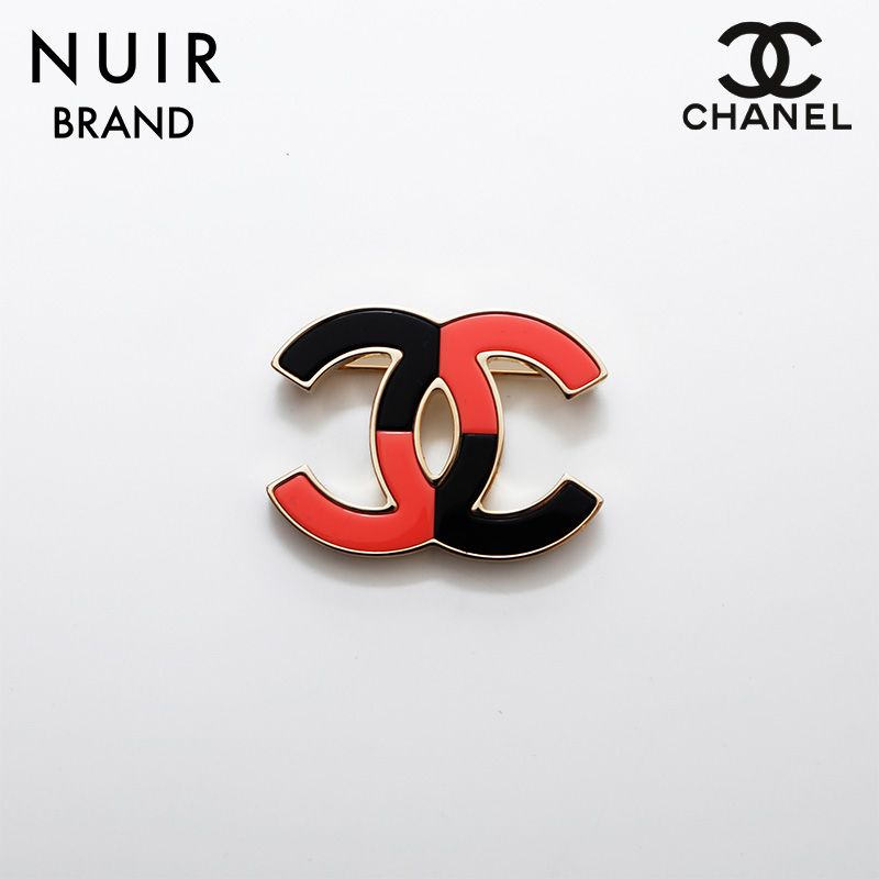 【シャネル】 ブローチ 輝くロゴ☆ 輝かしいココマーク♡クローバー【CHANEL】 ブローチ (CHANEL