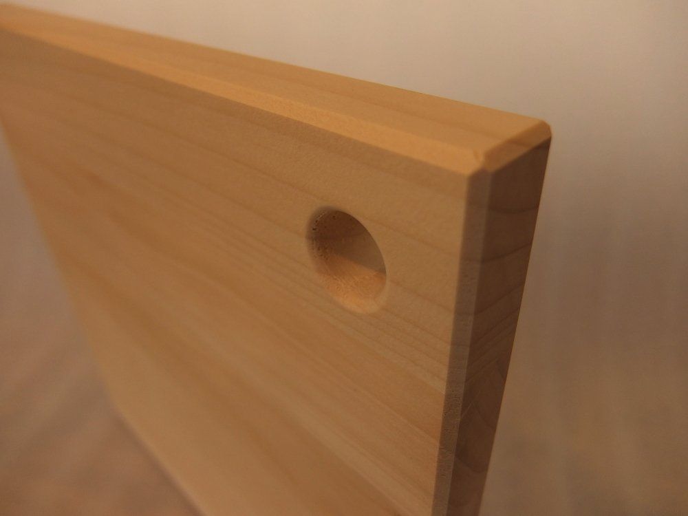 天然木 無垢材 いちょう 正方形 まな板 木製 小サイズ【250×250厚25