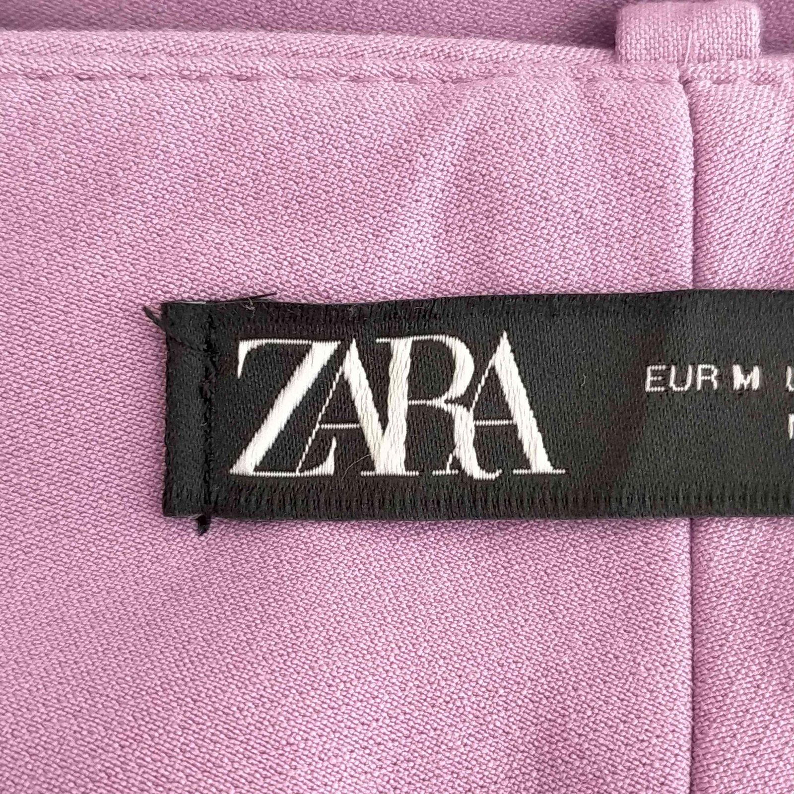 ザラ ZARA ノーカラージャケット & ハイウエストテーパードパンツ セットアップ レディース  M＆M