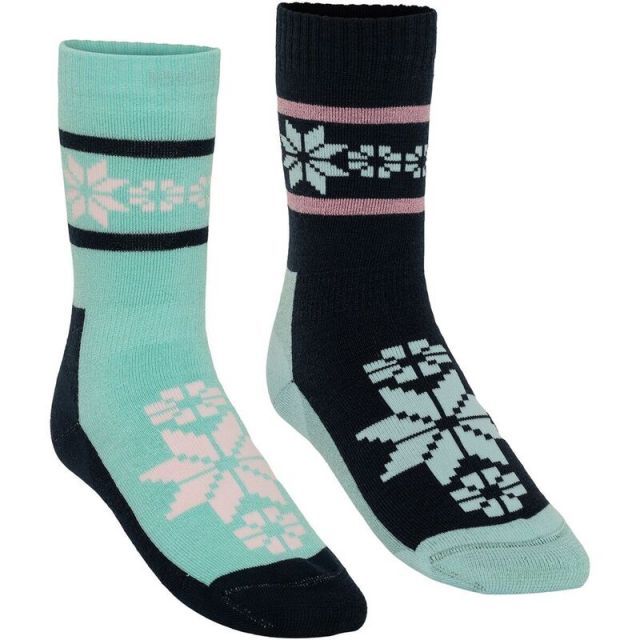 送料無料 カリ ツラー レディース 靴下 アンダーウェア Rusa Wool Socks - 2-Pack - Women s Wave