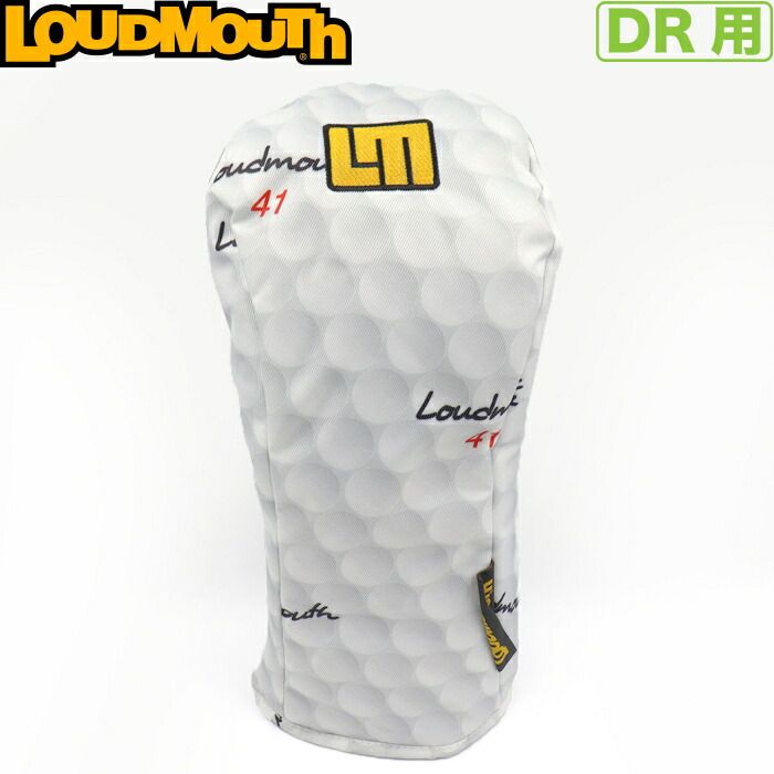 LOUDMOUTH ラウドマウス ドライバー用ヘッドカバー　LM-HC0020/DR　Golf Balls（067）ゴルフボール