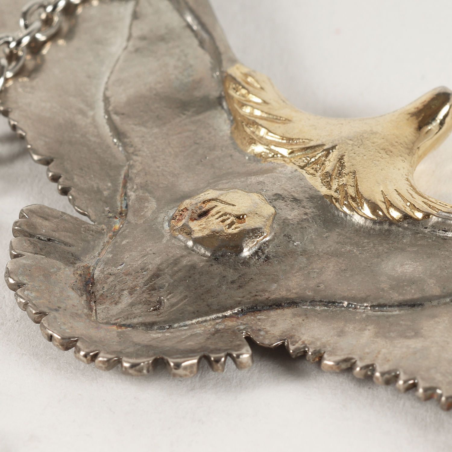 美品】TMT ティーエムティー イーグルトップ フェザー ネックレス