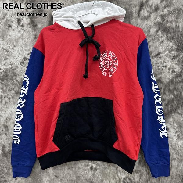 CHROME HEARTS×MATTY BOY/クロムハーツ×マッティボーイ Tricolore Logo Sweat Hoodie/トリコロール ロゴ パーカー/S