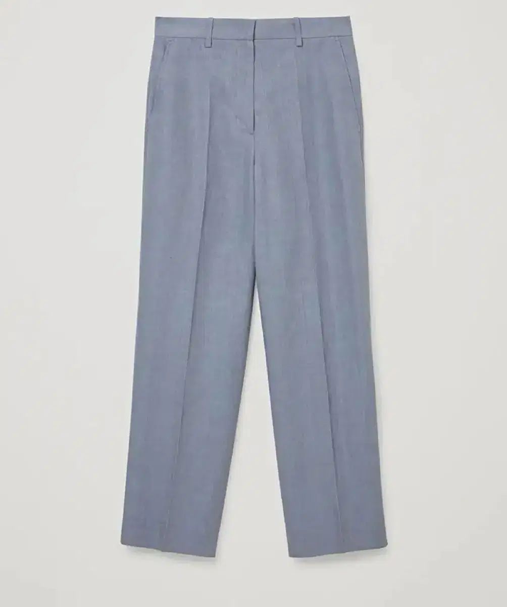 コス リネン テーラード パンツ ダスティー ブルー US 6
