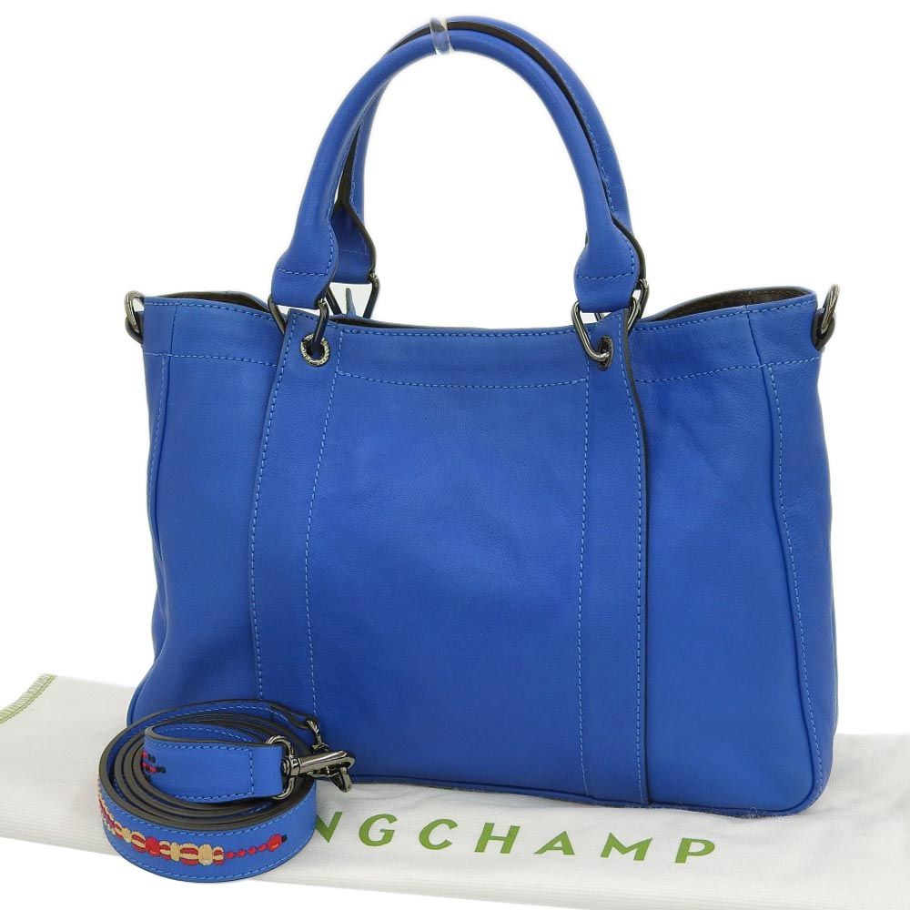 美品 2018年購入 ロンシャン 3D トート M 2way ショルダーバッグ