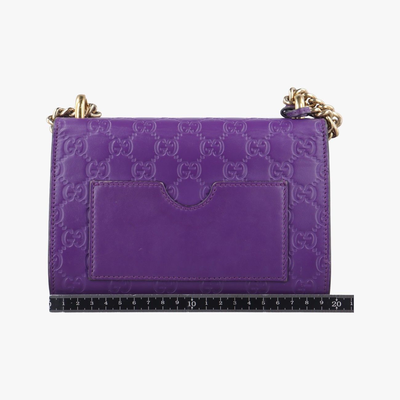 グッチGucciパドロックパープルレザー409487G019660036