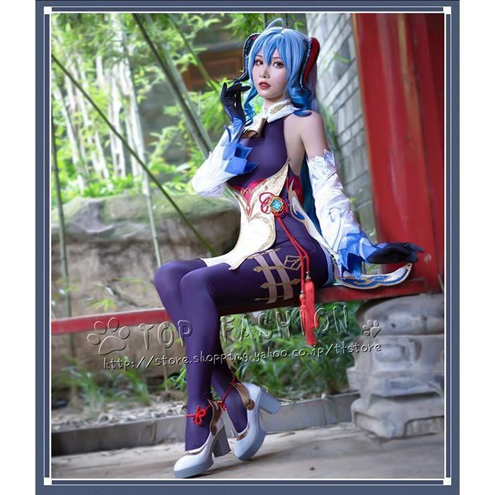 原神project げんしん Genshin Impact 甘雨 かんう コスプレ ウィッグ 靴 道具別売りり