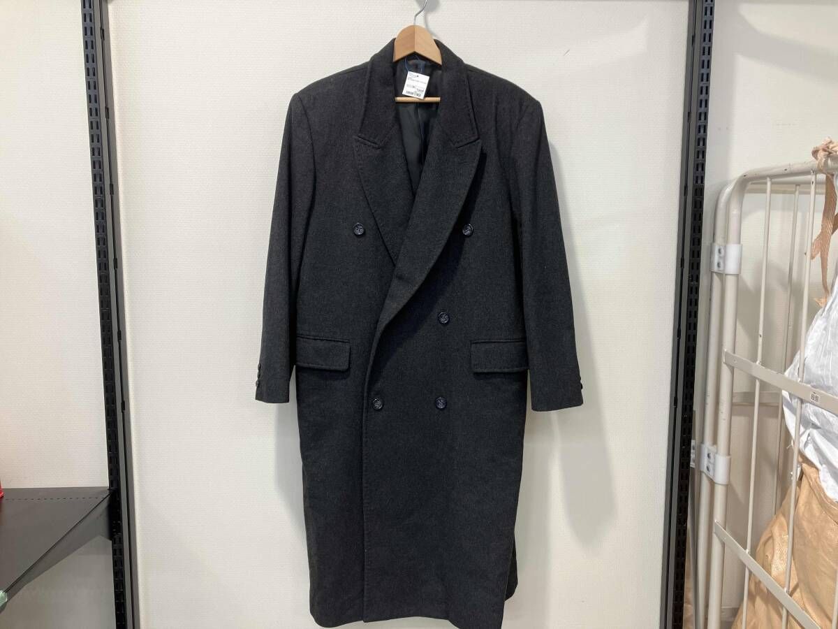 ■極美品■ベルタボーノ カシミヤ 100％ ロング ダブル チェスターコート M 正規 品ファッション - □極美品□ベルタボーノ カシミヤ 100
