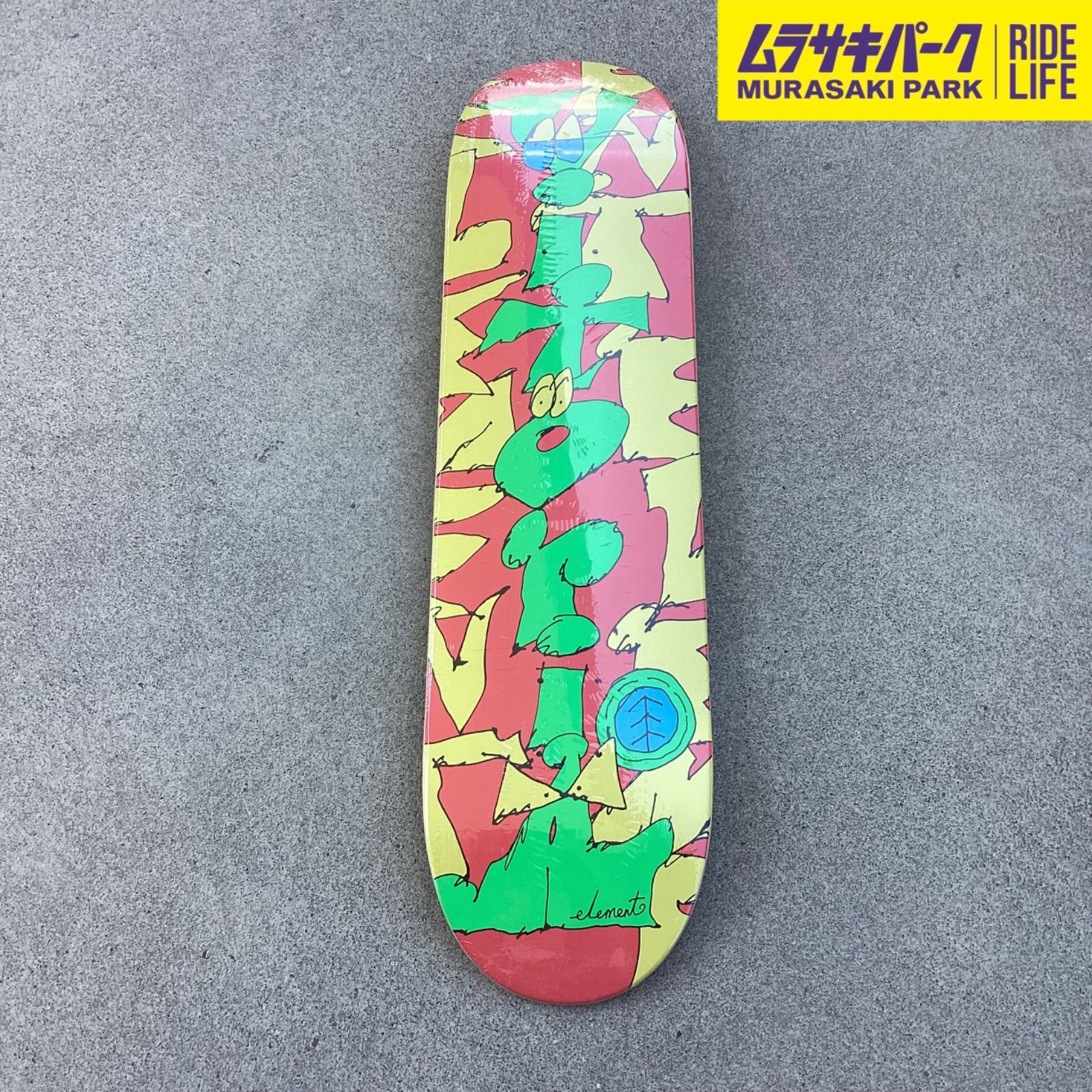 ムラサキパーク公式 ELEMENT STACKS VICTORIA DECK 8.0 inch エレメント deckデッキスケボースケートボードSkateboardSKATEBOARD