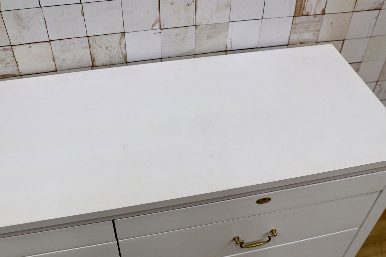 GMIK535 MOMO NATURAL モモナチュラル CIELE シェル シリーズ CLEF 120 CHEST チェスト サイドボード リビングボード 定価7.5万