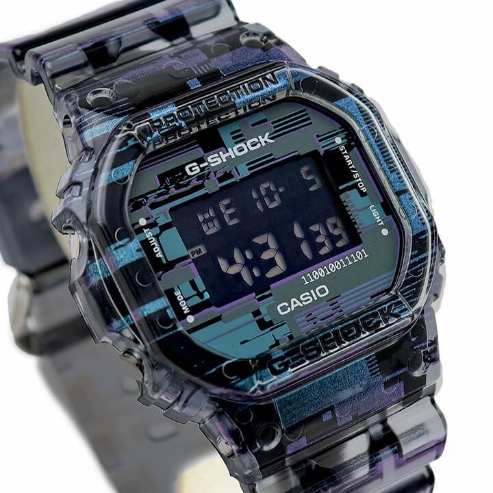CASIO Gショック DW-5600NN-1 海外モデル メンズ 腕時計 スケルトン 透明 ジーショック ウレタン デジタル 時計 カシオ メンズ  G-SHOCK 5600 g-shock 反転液晶