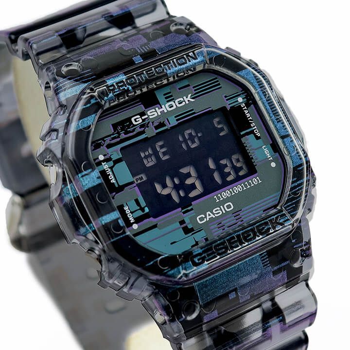 G-SHOCK Gショック ジーショック 腕時計 時計 メンズ デジタル DW-5600NN-1 スケルトン 透明 防水 グレー ウレタン 黒 ブラック... フリーサイズ 黒/白/赤