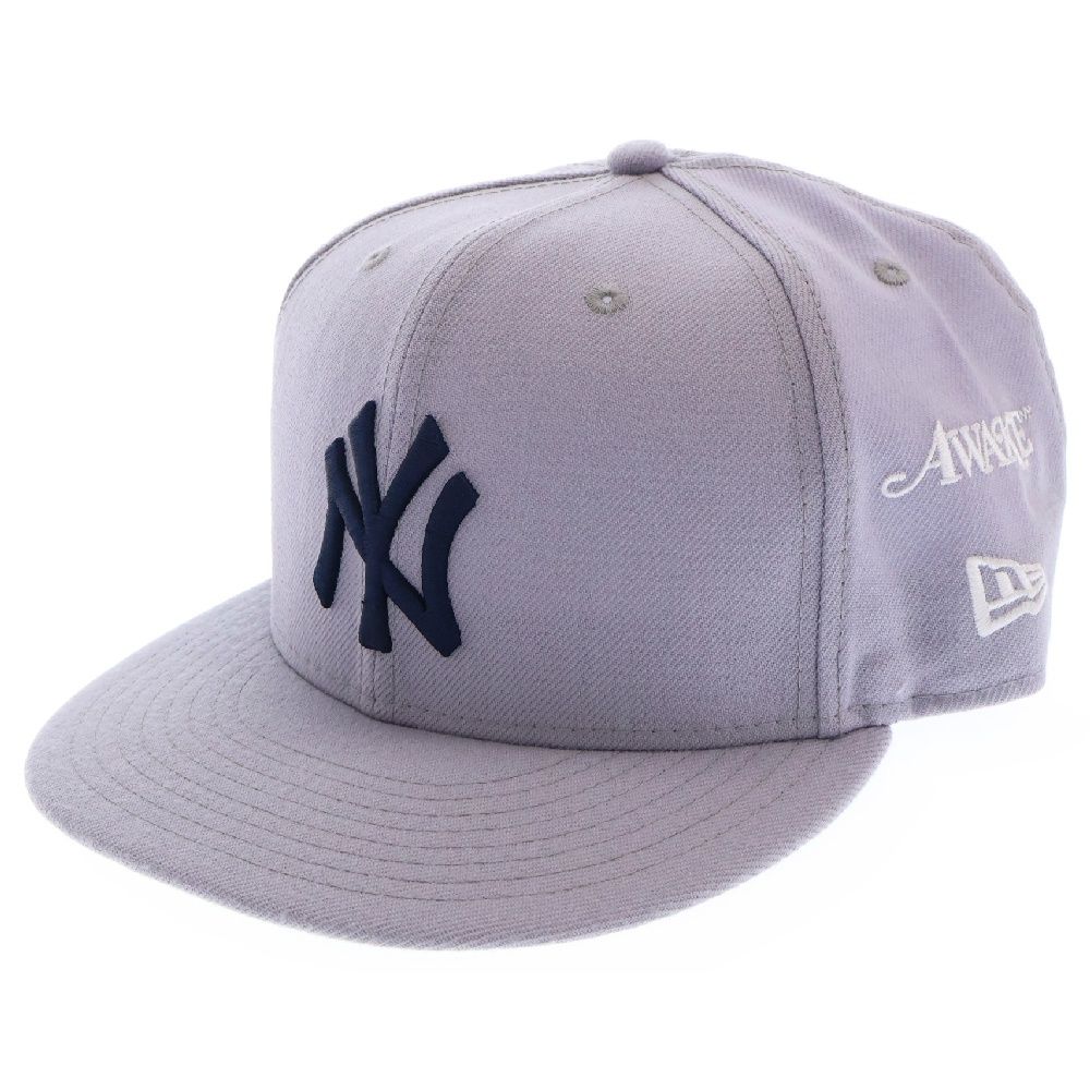 NEW ERA (ニューエラ) ×AWAKE New York Yankees 59FIFTY SUBWAY SERIES アウェイク  ニューヨークヤンキース サブウェイシリーズ ベースボールキャップ グレー - メルカリ