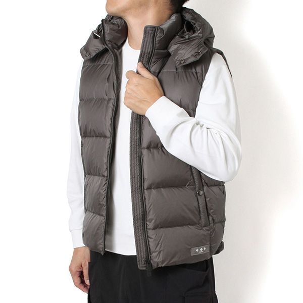 25AWモデル タトラス TATRAS メンズ POSEIDONE ポセイドーネ ダウンベスト C.GRAY MJXA0003013588 C.GRAY| 2025-26AW m-tops
