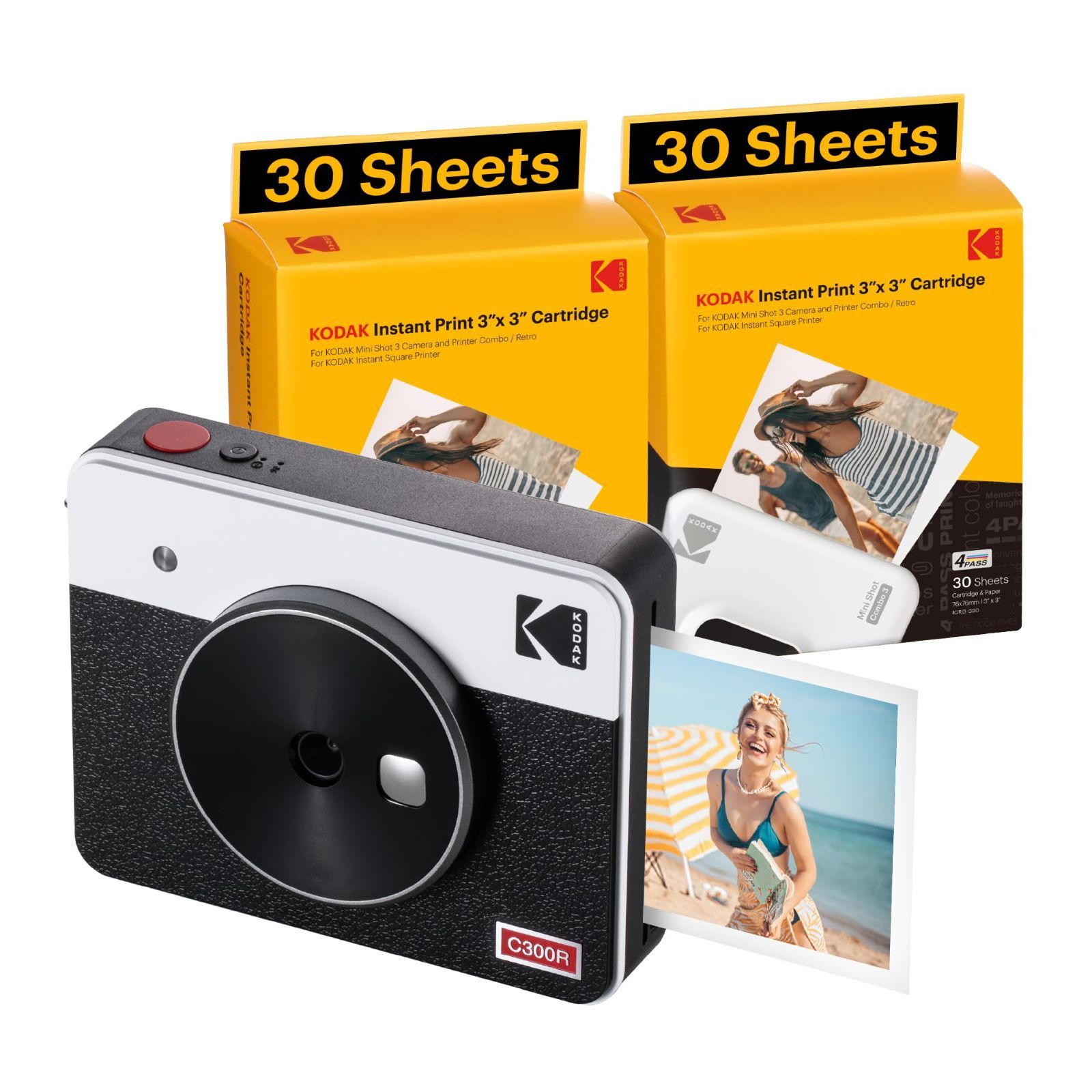 Amazon | コダック KODAK Mini Shot 3 レトロ 4PASS 2-in-1