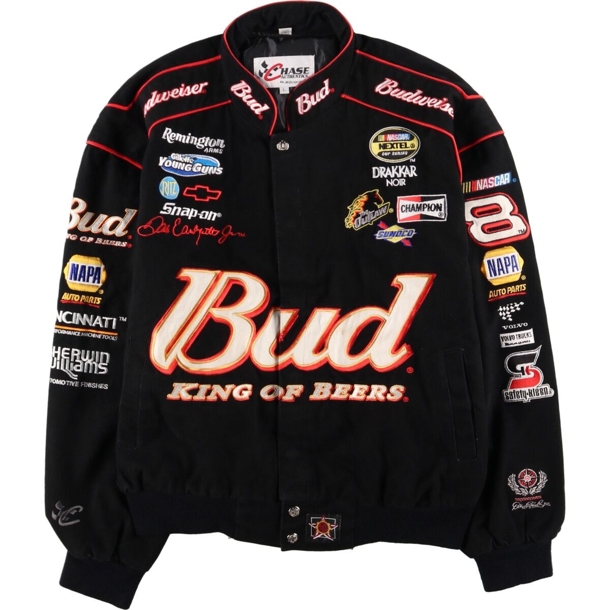 古着 CHASE AUTHENTICS Bud KING OF BEERS バドワイザー レーシング