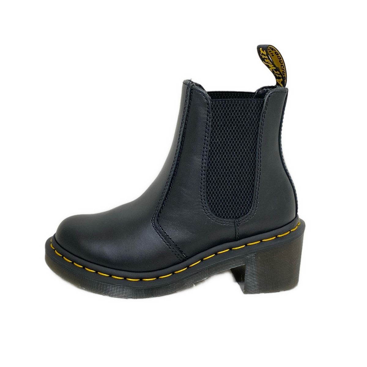 Dr.Martens ドクターマーチン ショートブーツ UK3 レディース - 黒 サイドゴア レザー