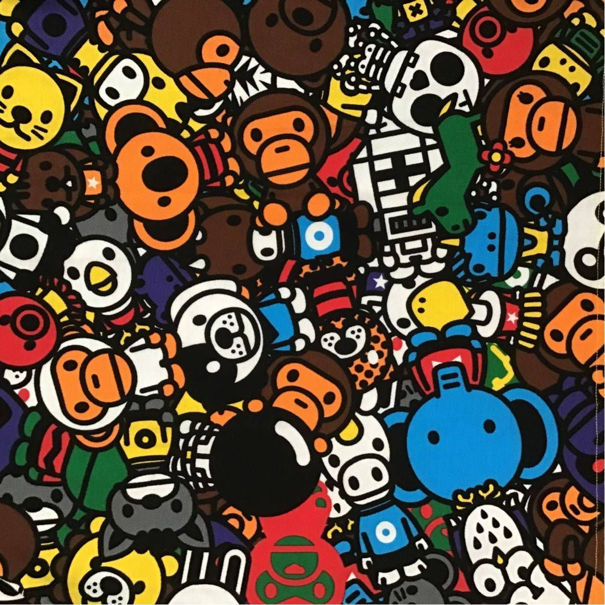☆新品☆ マイロ アニマル サファリ ポロシャツ Sサイズ a bathing ape 
