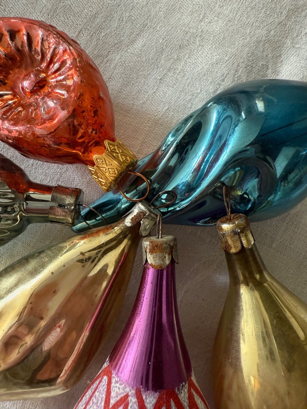  ヴィンテージ オーナメント ミックス ガラス 工芸品