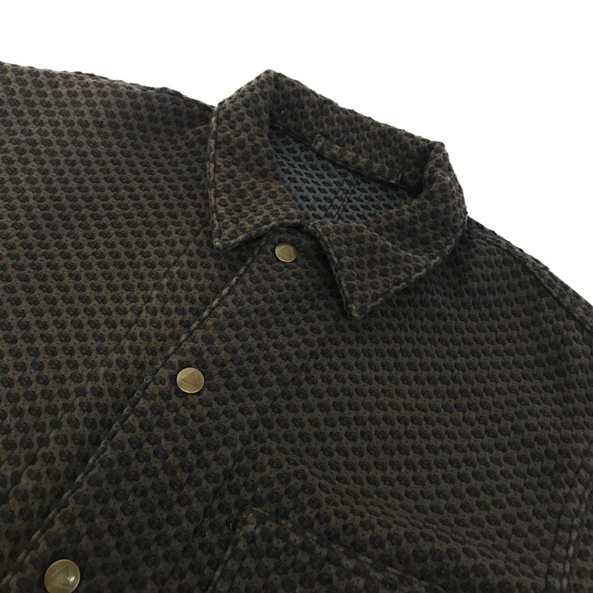 倉吉店】 KUON｜クオン 二重十字刺し子織・カバーオール カバーオール  