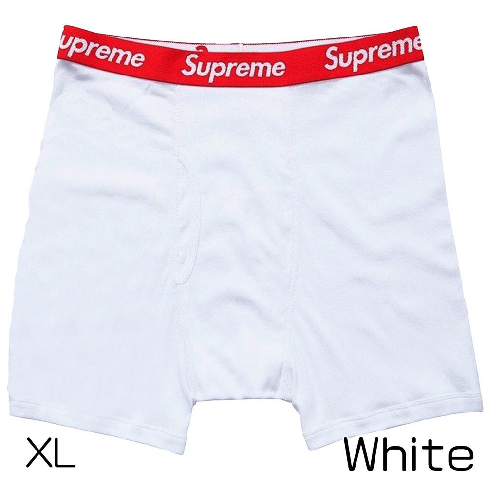 3600000010007 パンツ ホワイト-XL 正規品 シュプリーム Supreme Hanes ヘインズ 1枚 バラ売り パンツ アンダーウェア  メンズ 下着 ボクサーパンツ ボクサーブリーフ ホワイト 本物[衣類] - メルカリ