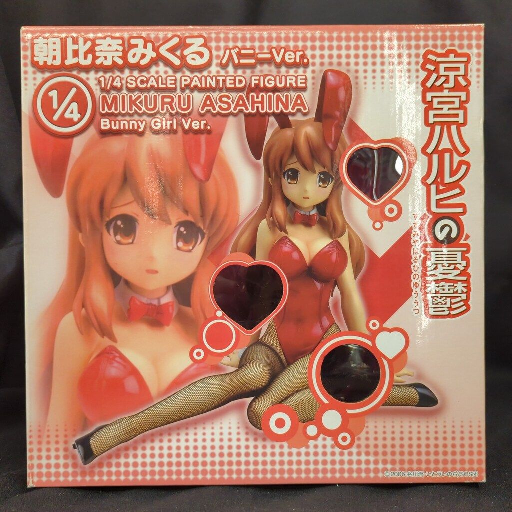FREEing 1/4スケール 涼宮ハルヒの憂鬱 朝比奈みくる バニー 中古】(本体A-/箱B)涼宮ハルヒの憂鬱 朝比奈みくる バニーver. 1/4