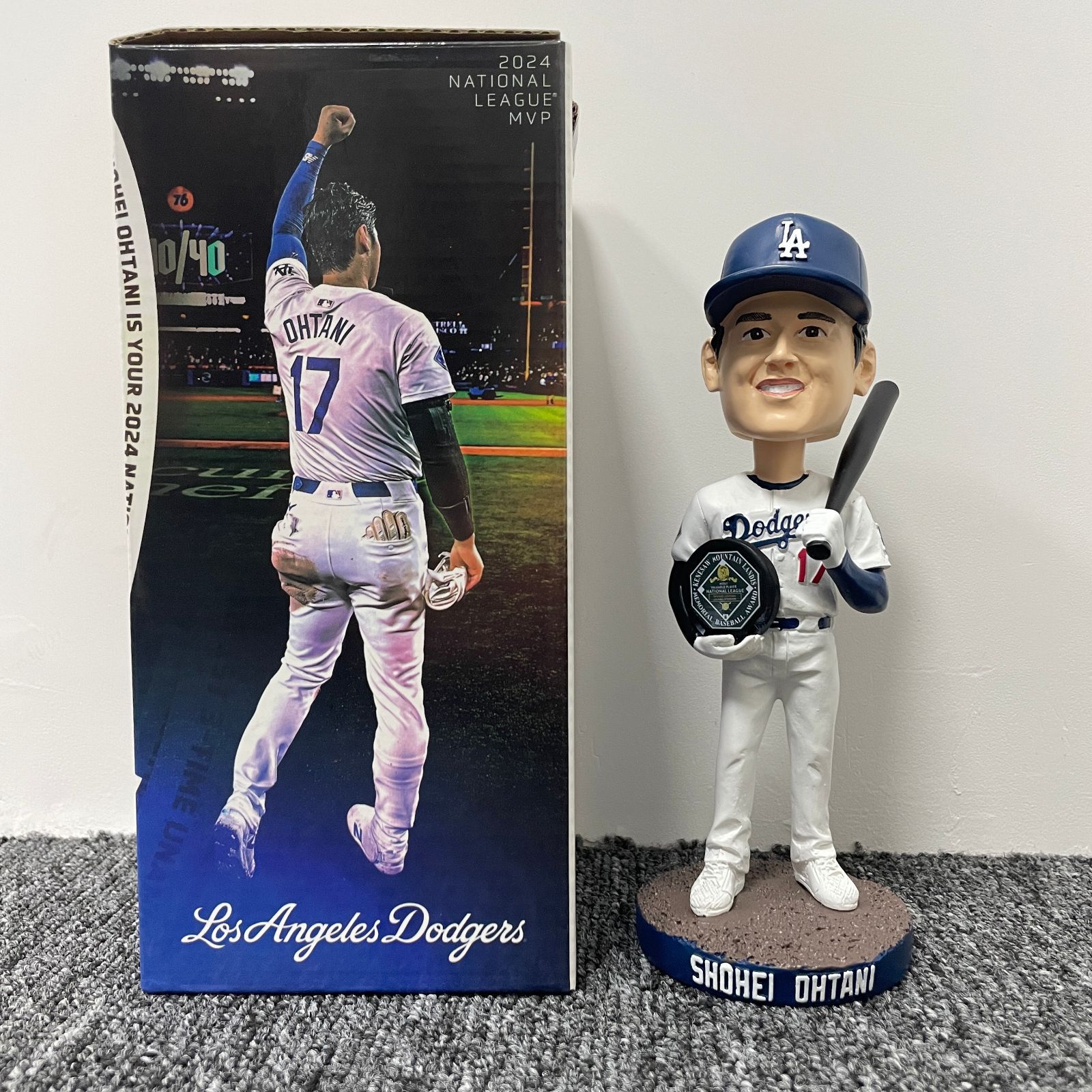 大谷翔平 2025年MVP受賞記念 公式 ボブルヘッド 完全