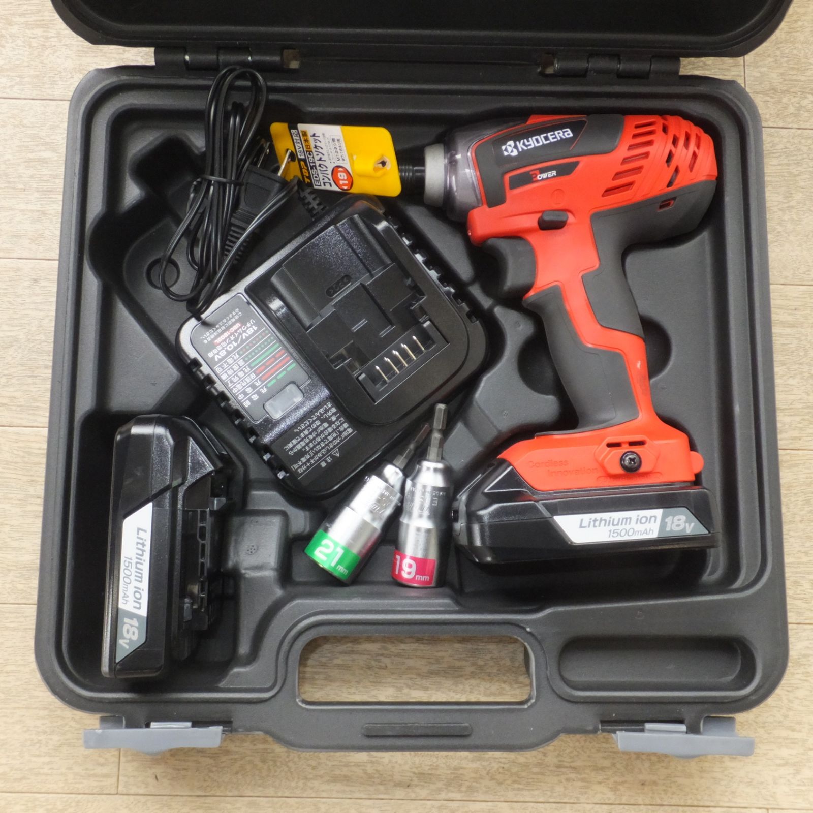 京セラ KYOCERA 充電式インパクトドライバー BID-1805 18V DC セット