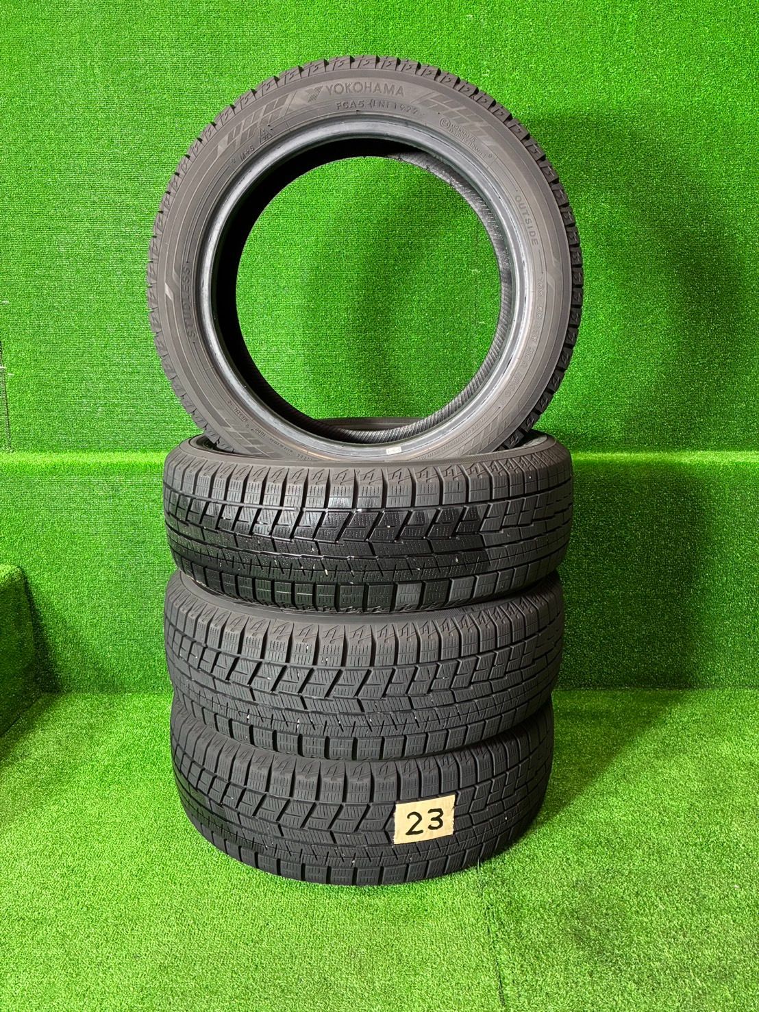 YOKOHAMA iceGUARD iG60 165|55R15 75Q スタッドレス 4本セット 溝約8.42mm ヨコハマ
