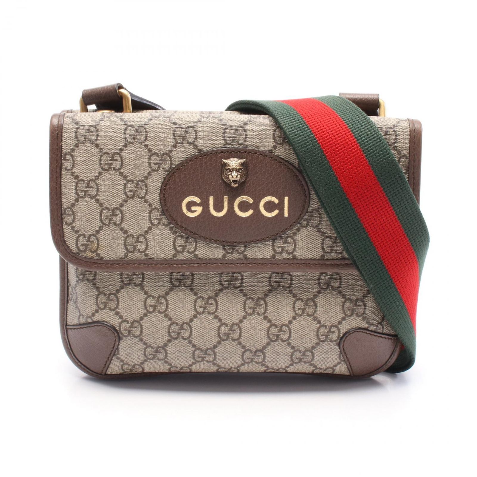 グッチ GUCCI ショルダーバッグ キャットヘッド GGスプリーム スモール  
