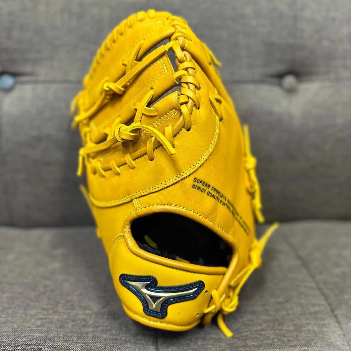 ミズノ ファーストミット 一般軟式用 イエロー MityFlex ミズノ(MIZUNO) 野球 一般軟式グラブ セレクトナイン 一塁手用