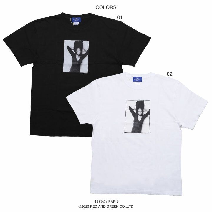 1993 DESIGNED WORLD HIPHOP Tシャツ 半袖 メンズ 春夏用 黒 白
