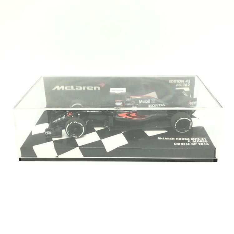 マクラーレンホンダF1 .1/43 フェルナンド　アロンソ　サイン入りミニカー 中古】1/43 ポールズ・モデルアート マクラーレン ホンダ MP4-31