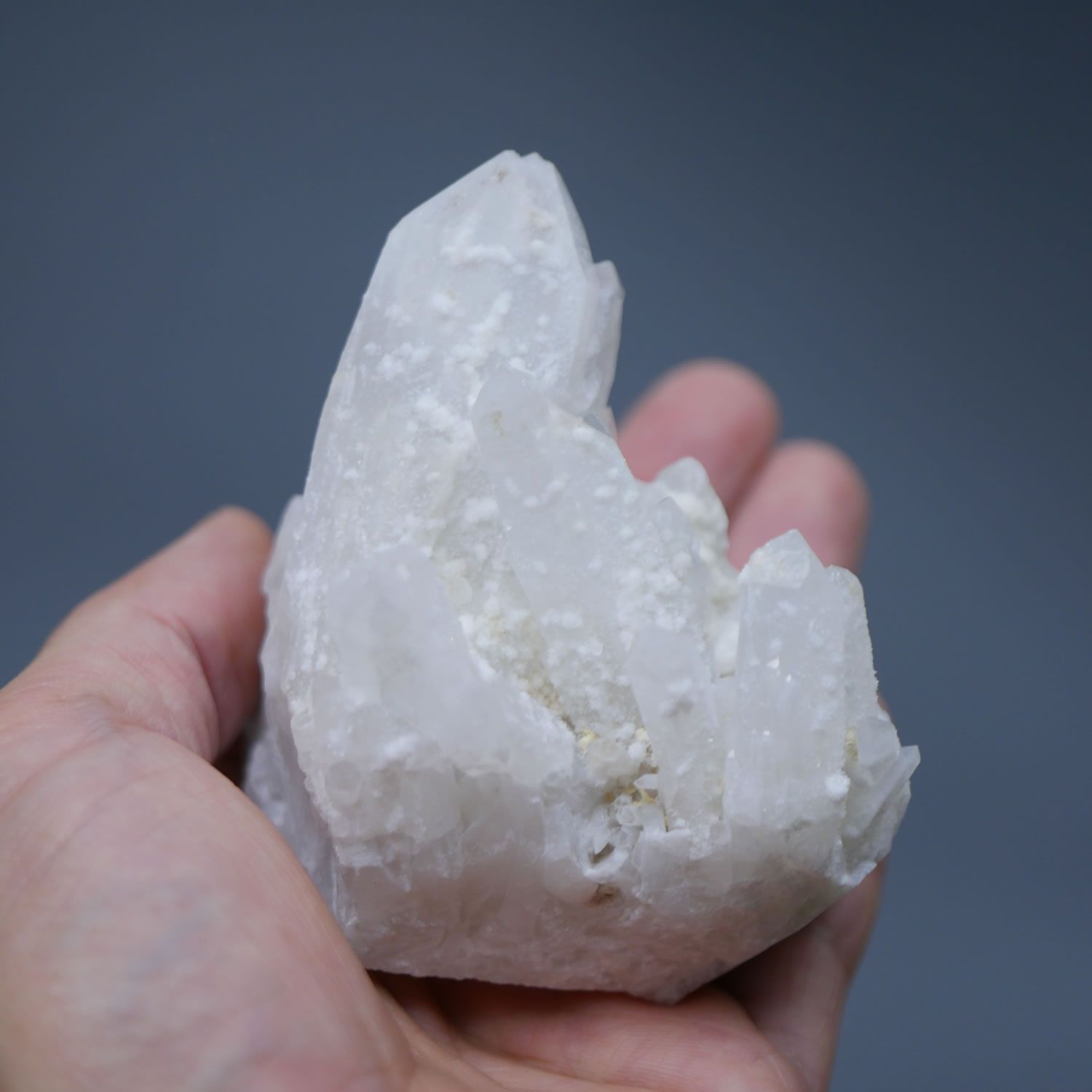 チベット産ヒマラヤ水晶クラスター 1点物 約236g 天然石・置き物