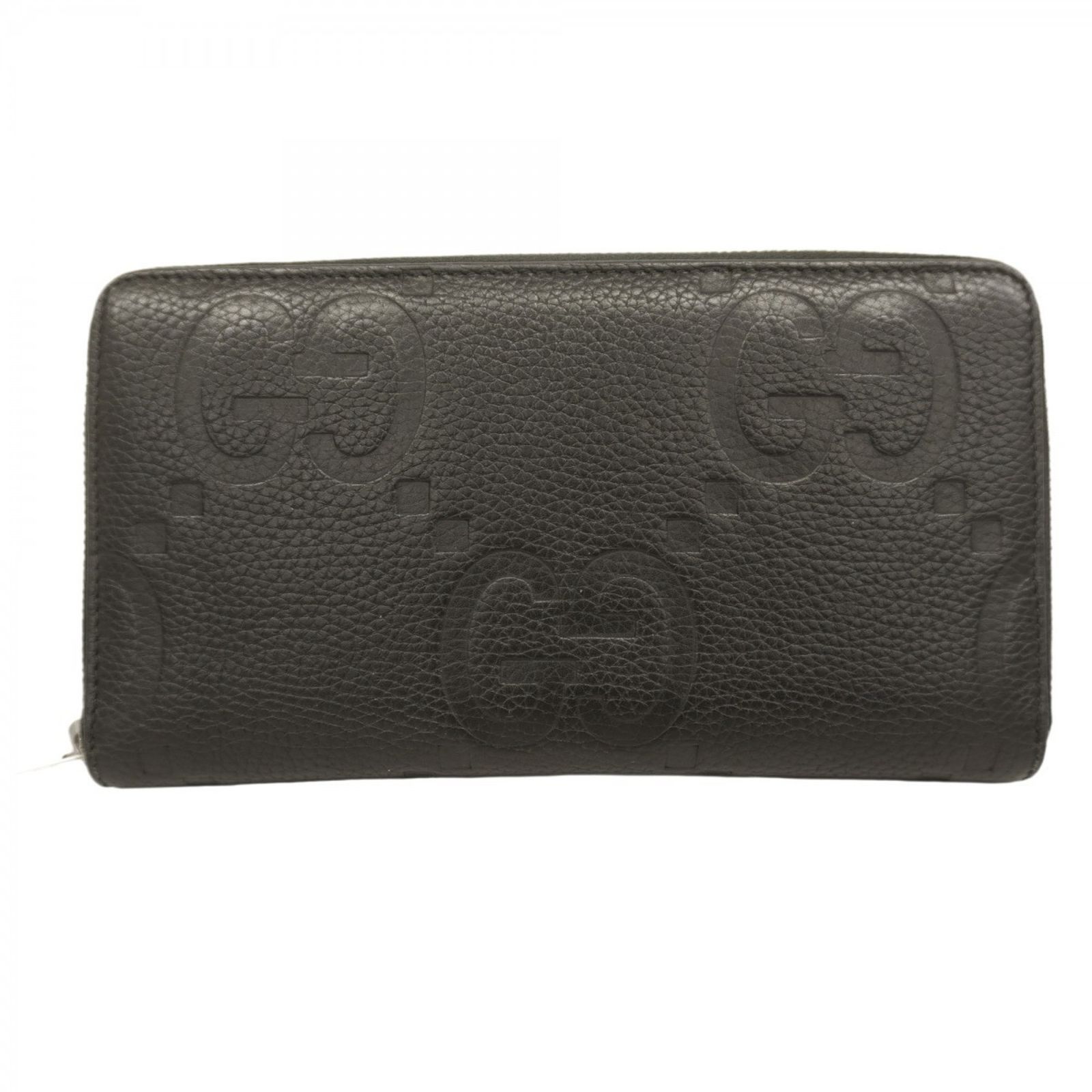 グッチ Gucci グッチ 長財布 ジャンボGG 739482 レザー ブラック メンズ