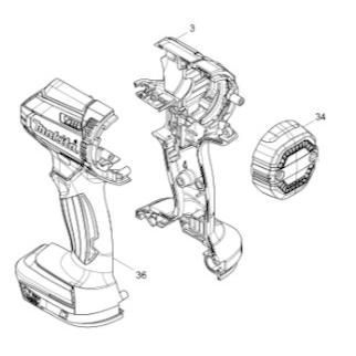 マキタ makita 18V 充電式インパクトドライバ TD149DRFX 用