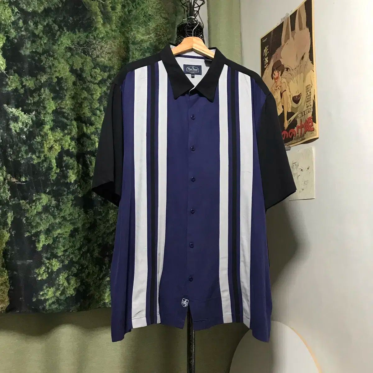 【雷市場（ポンジャン）商品韓国直送】 鎌 ナスト nat nast シルク シャツ （ XXL ）
