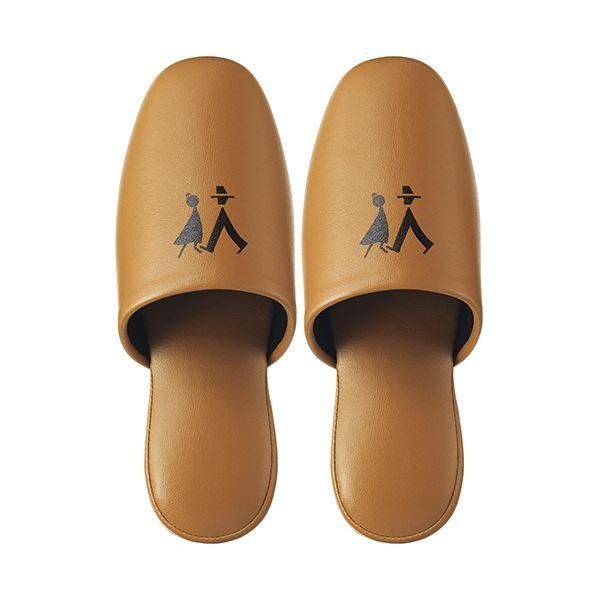 まとめ TANOSEEトイレ用 吊り込みスリッパ ベージュ 1足 〔×5セット〕