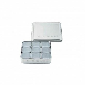 MARUTAMA 玉虎堂 中子蓋付検食容器 普及型 小9個入 53540