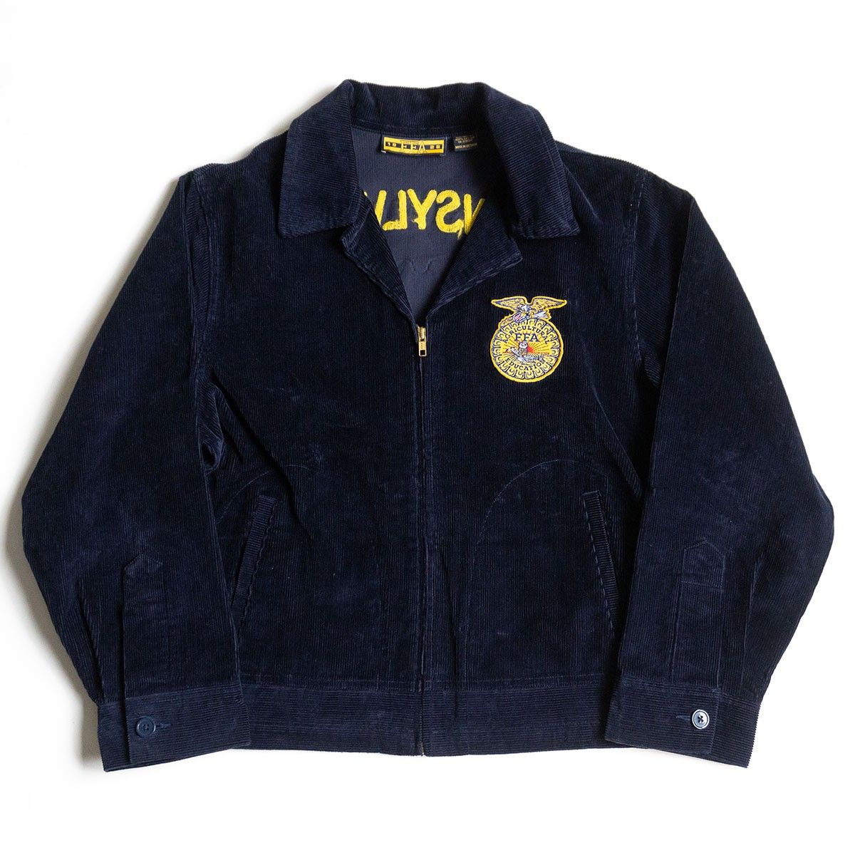 FFA ファーマーズジャケット　ネイビー　USA製　42 100 美品】 FFA ファーマーズ ジャケット【ワーク ジャケット】 42