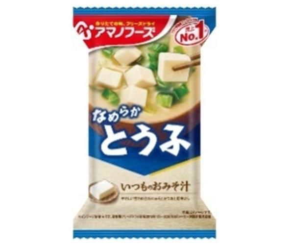 アマノフーズ フリーズドライ いつものおみそ汁 とうふ 10食×6箱入× 2ケース ｜ 一般食品 インスタント食品 味噌汁 即席