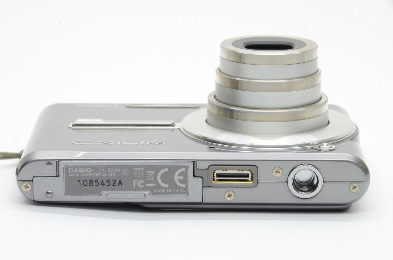 動作品 CASIO EXLIM EX-S500 シルバー カシオ CASIO EXILIM EX-S500 シルバー コンパクトデジタル
