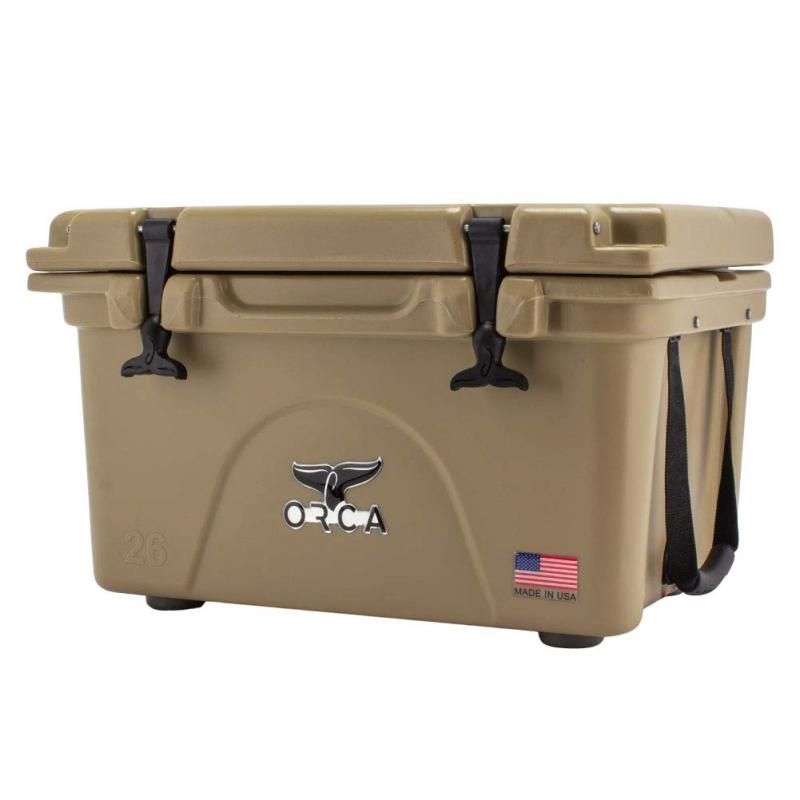 オルカ ORCA クーラーボックス Orca Coolers 26 クーラー 26QT 大型 約25L ORCT026 Tan ハードクーラー 保冷 アウトドア キャンプ クーラーBOX 並