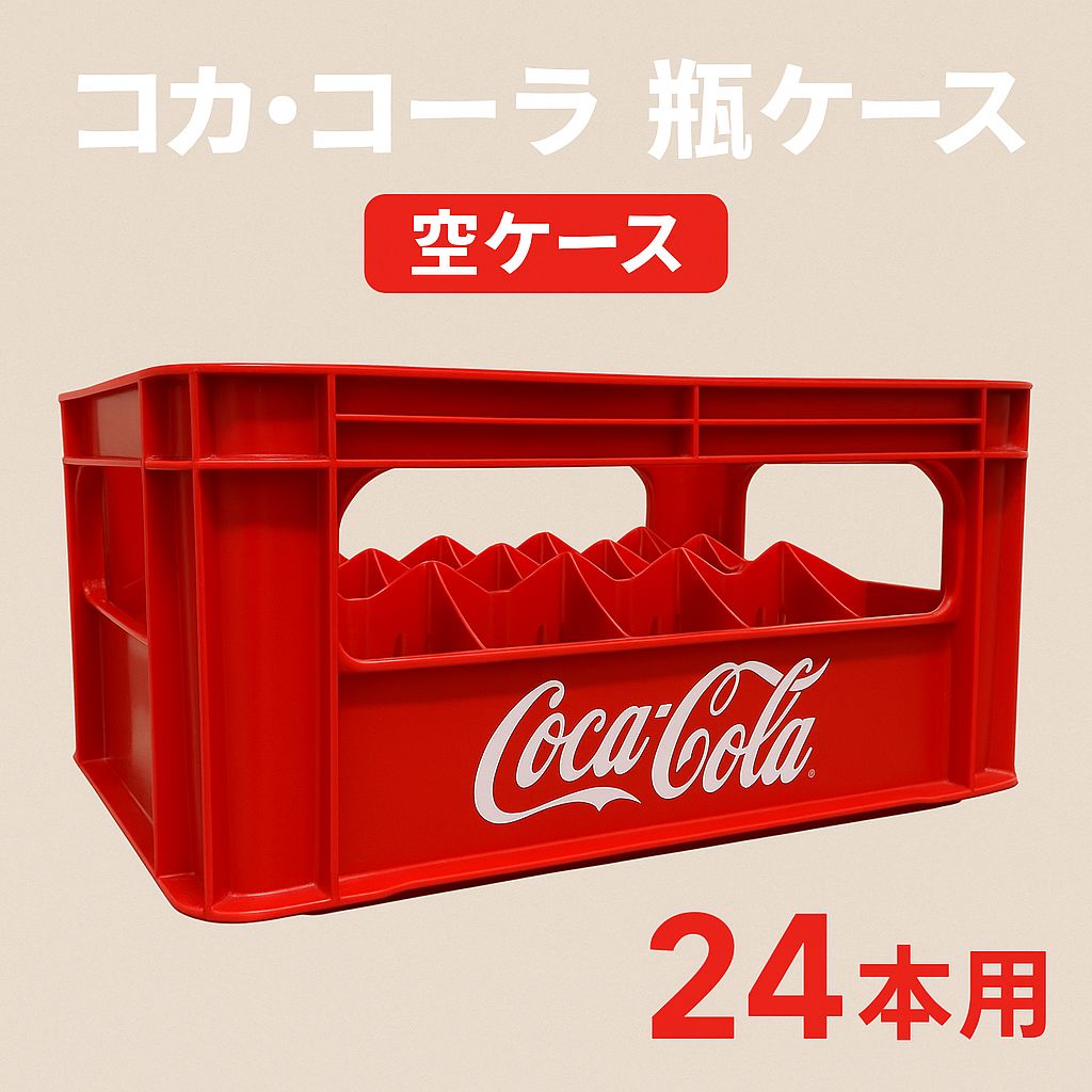 コカ・コーラ 瓶ケース 空ケース 24本用 昭和レトロ